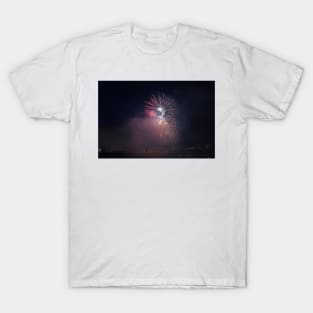 Fireworks competition at night T-Shirt